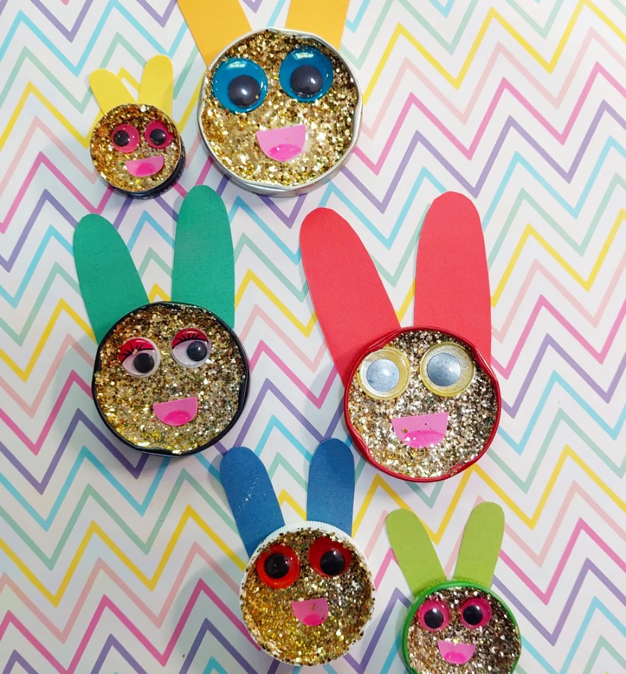 Upcycling bunnies – Ema Lou kids art craft