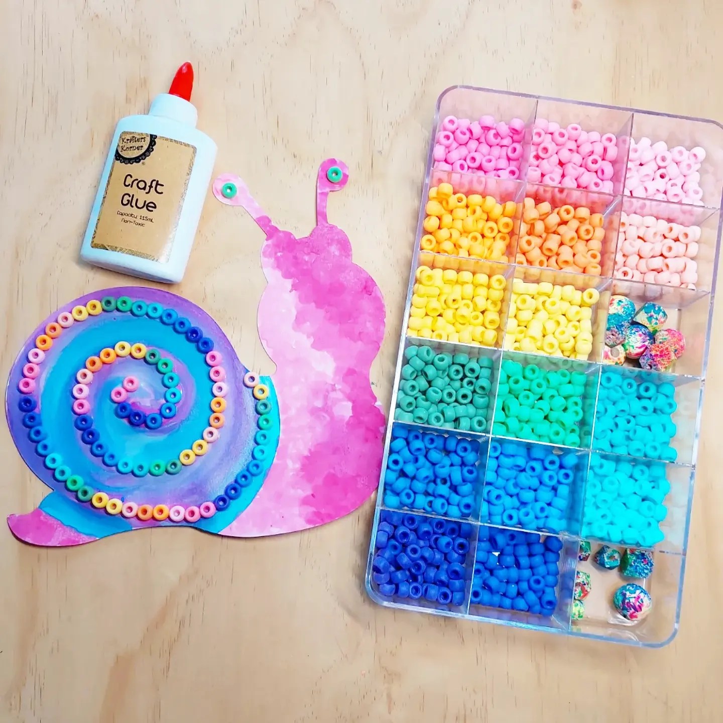 Cute snails….. – Ema Lou kids art craft